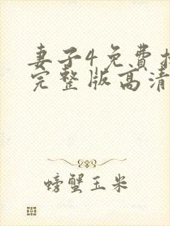 妻子4免费播放完整版高清韩剧