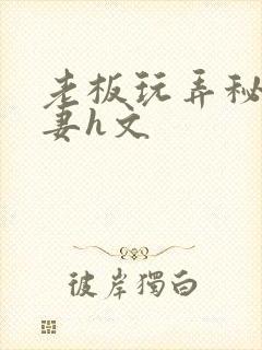 老板玩弄秘书人妻h文封面