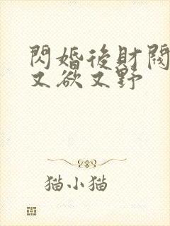 闪婚后财阀老公又欲又野