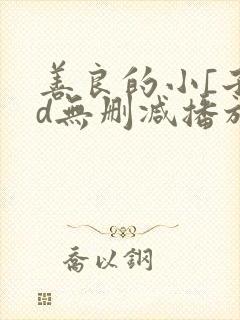 善良的小[子hd无删减播放一区