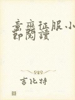 意恋征服小说章节阅读
