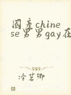 国产chinese男男gay在线