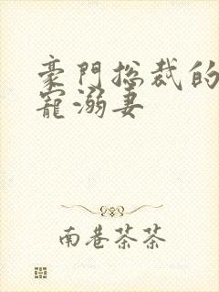 豪门总裁的霸爱宠溺妻