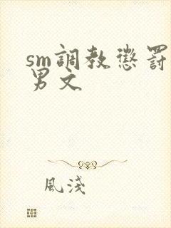 sm调教惩罚男男文