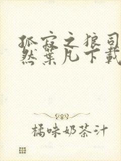 孤寂之狼司空嫣然叶凡下载封面