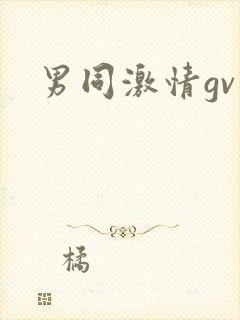 男同激情gv封面