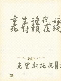 重生后我嫁给了死对头在线看