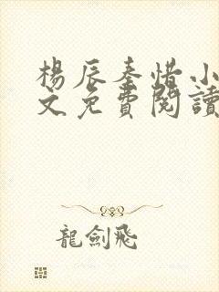 杨辰秦惜小说全文免费阅读最新章节更新