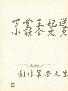 下堂王妃逆袭记小说全文免费阅读