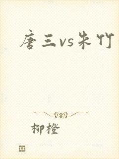 唐三vs朱竹清