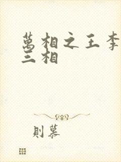 万相之王李洛第三相