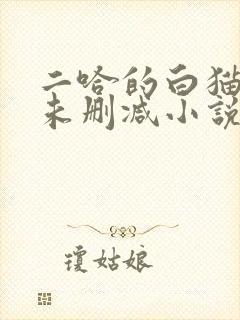 二哈的白猫师尊未删减小说封面