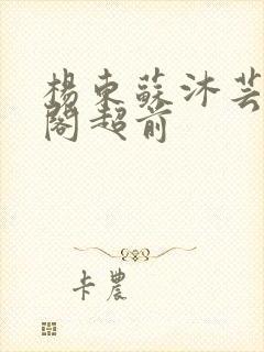 杨东苏沐芸笔趣阁超前