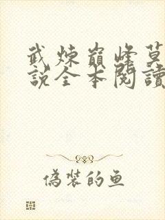 武炼巅峰莫默小说全本阅读