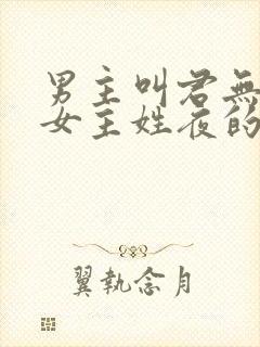 男主叫君无邪,女主姓夜的玄幻小说