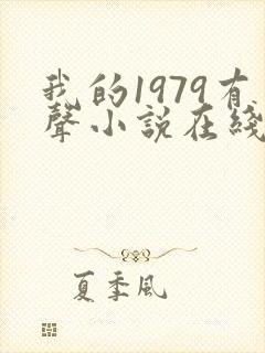 我的1979有声小说在线收听封面