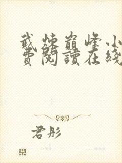 武炼巅峰小说免费阅读在线阅读5200
