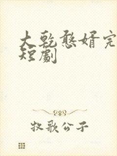 大乾憨婿完结篇短剧