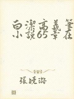 白洁高义笔趣阁小说65章在线阅读