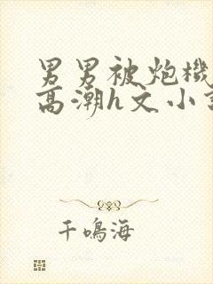 男男被炮机c到高潮h文小说