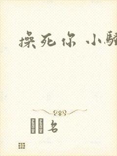 操死你 小骚货
