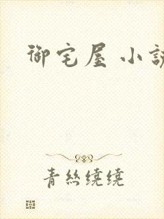 御宅屋 小说