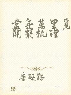 当年万里觅封侯关系梳理封面