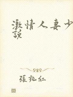 激情人妻少妇小说