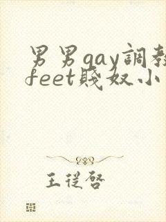 男男gay调教feet贱奴小说