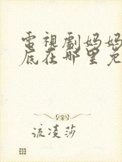 电视剧妈妈你到底在哪里免费观看