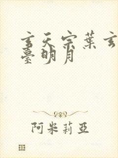 玄天宗叶玄,澹台明月