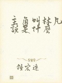 主角叫林凡的小说是什么
