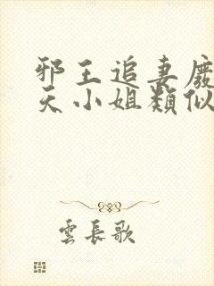 邪王追妻废材逆天小姐类似小说