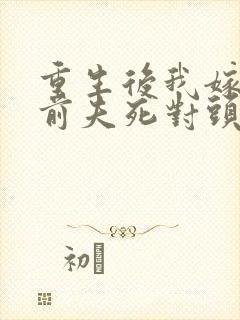 重生后我嫁给了前夫死对头/