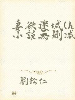 妻欲迷城(h)小说无删减封面
