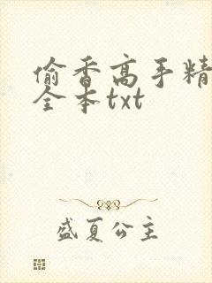 偷香高手精校版全本txt