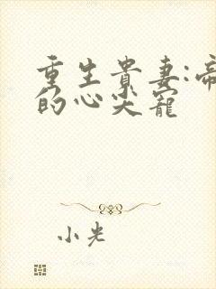 重生贵妻:帝少的心尖宠