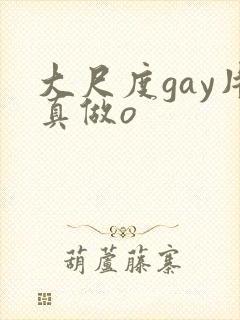 大尺度gay片真做o