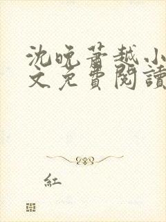 沈晚萧越小说全文免费阅读封面