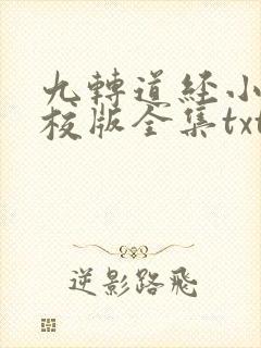 九转道经小说精校版全集txt
