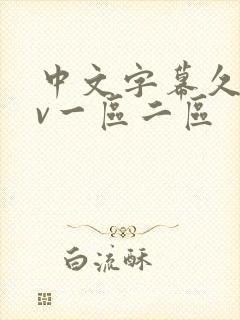 中文字幕久久av一区二区