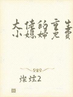 大佬的重生八零小媳妇免费阅读