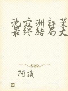 沈寂洲许茉孟姣最终结局大结局