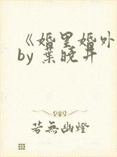 《婚里婚外》 by 叶晓井