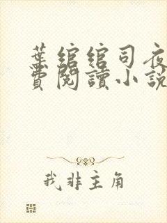 叶绾绾司夜寒免费阅读小说封面