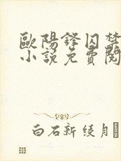 欧阳锋囚禁黄蓉小说免费阅读