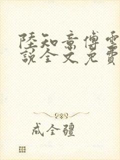 陆知意傅云亭小说全文免费阅读