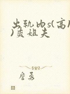 出轨内s(高h)爽姐夫封面