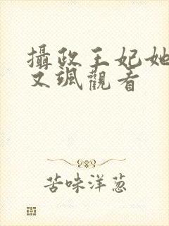 摄政王妃她又美又飒观看封面