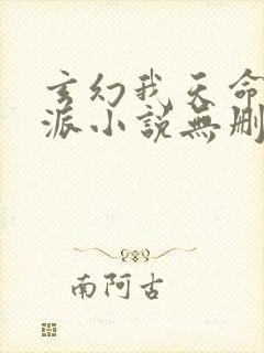 玄幻我天命大反派小说无删减版